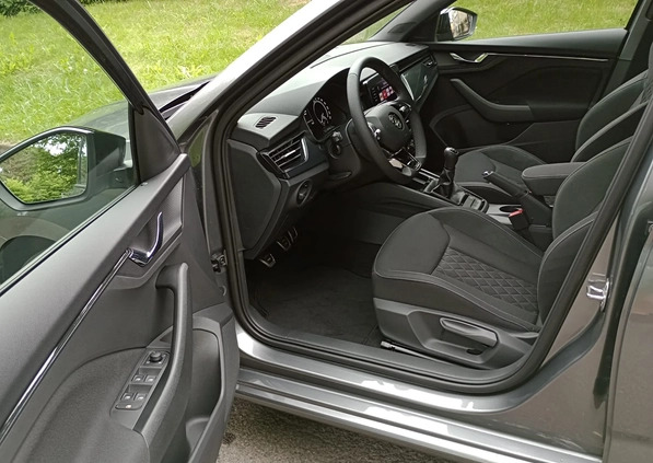 Skoda Scala cena 99987 przebieg: 7670, rok produkcji 2023 z Żelechów małe 79